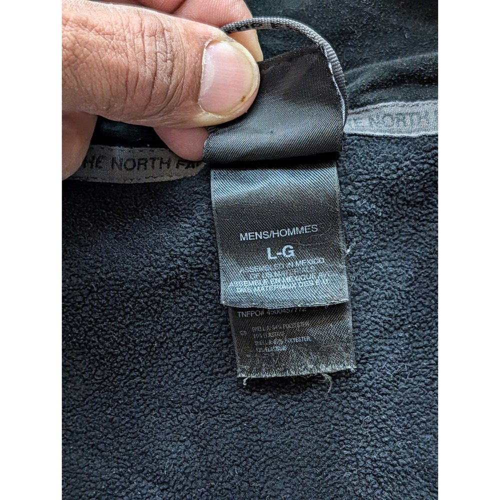 The North Face AA5J Summit Series Windwall Jacket Mens L Polyester Black Fleece - Picture 7 of 9